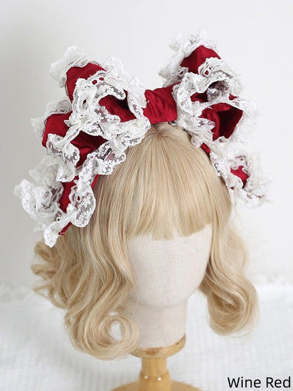 With layer KC Trims 11 Sweet Lace Lolita Sized Multi Colors Large - Bowknot