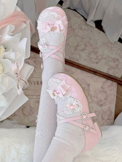 Janes - Sweet Lolita Mary Snap Crystal Heart
