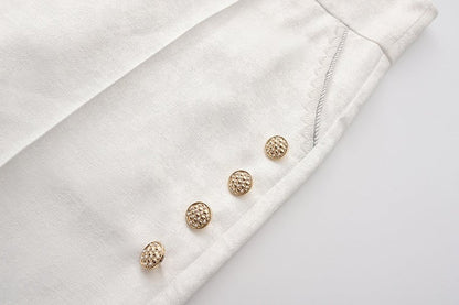 Taille Lolita Hose Ouji Stil Weiß Prinz Hohe