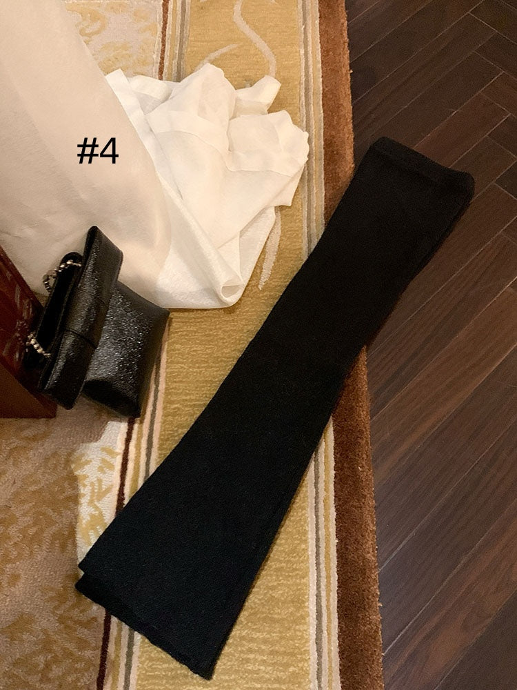 Y2Kニットオーバーニーレッグウォーマー