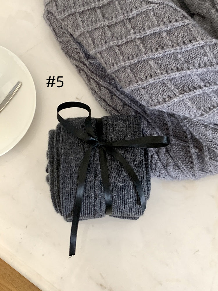 リブサイドウィンタータイツ