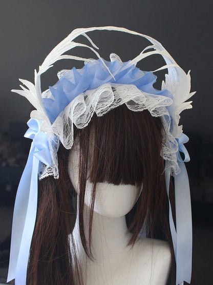 Bowknot Ruffled 5 Wing Options Details Haircband Design Color
