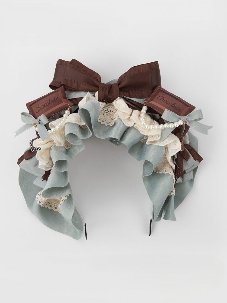 KC With Clips Detachable Sweet Green Lolita Mint Chocolate