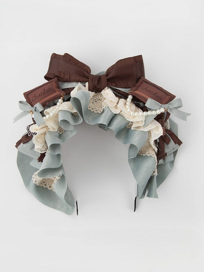 KC With Clips Detachable Sweet Green Lolita Mint Chocolate