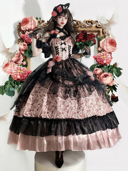 Wrist Lolita Tulle Cuffs Black