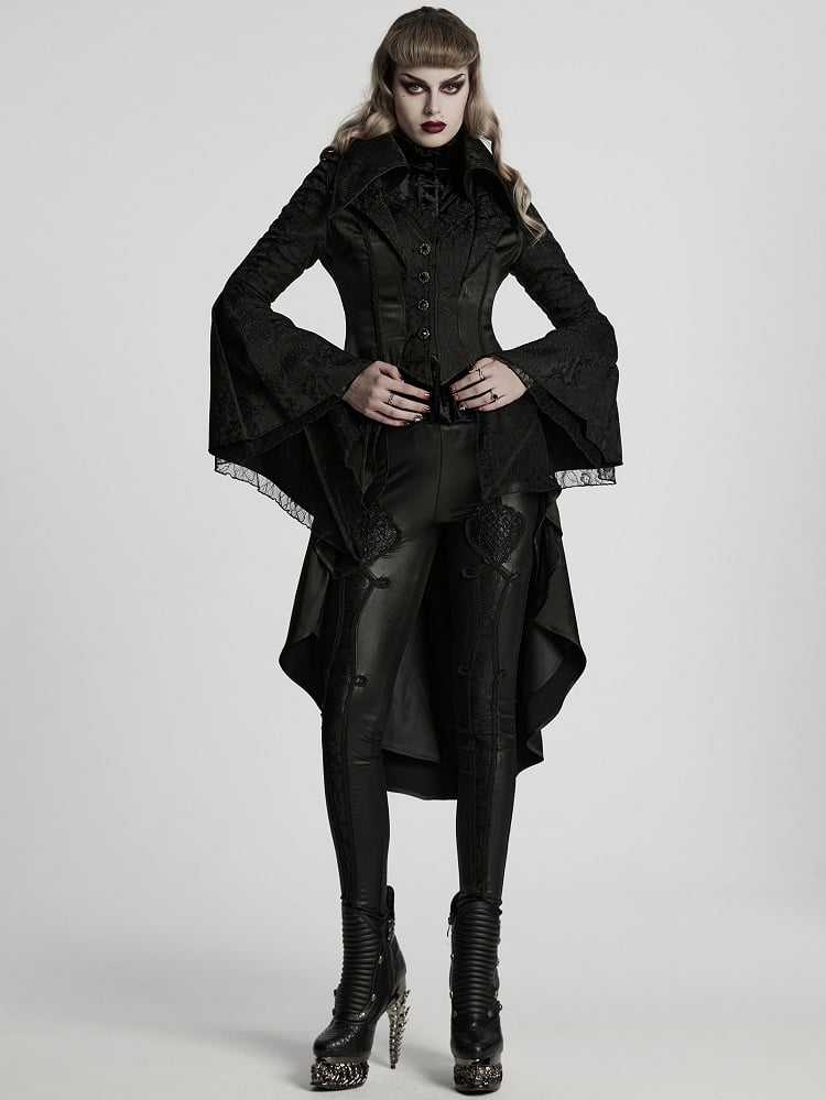Black Jacket High-low Palace Goth Gorgeous