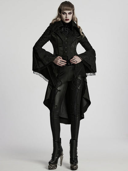 Black Jacket High-low Palace Goth Gorgeous