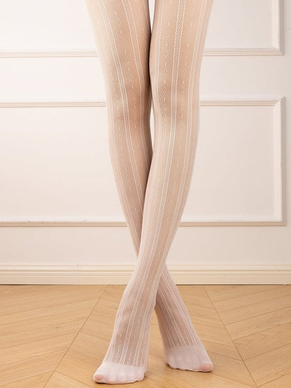 Pattern Colors Tights Floral Vertical and Striped Fishnet 4