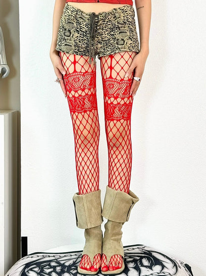 Design Fishnet Color Options Tights 5 Y2K