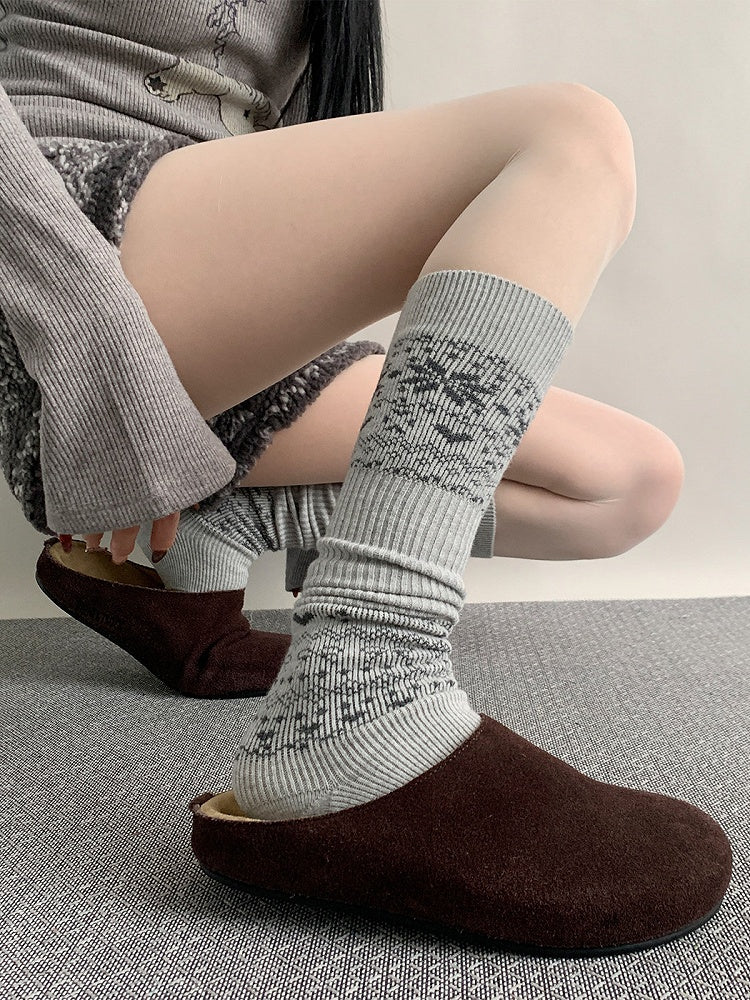 Isle Pattern (3 Leg Fair Ribbed Warmers Colors)