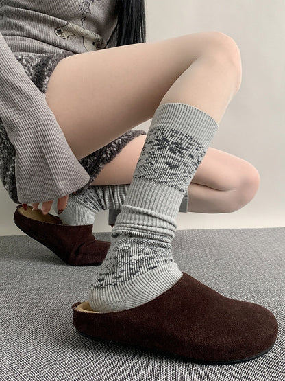 Isle Pattern (3 Leg Fair Ribbed Warmers Colors)