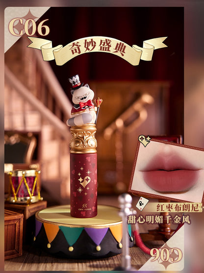 ハロウィンサーカスシリーズ マット仕上げリキッドリップスティック パステルクラウンコアメイクアップ