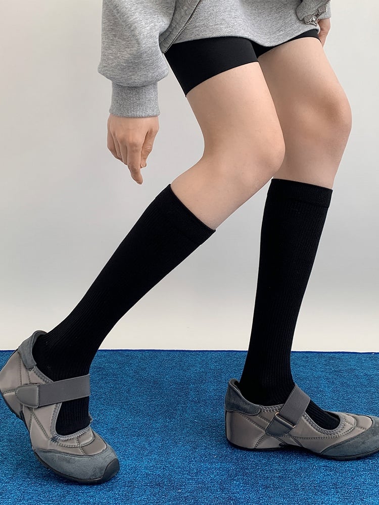 Calf Colors) Classic (3 Ribbed Socks