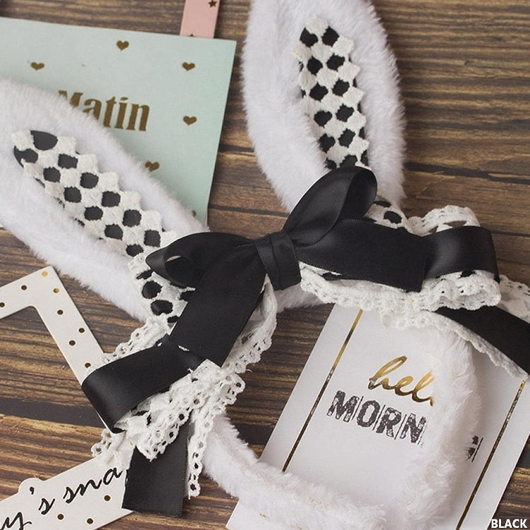 Sweet Bunny Ear KC Color Options Lolita 21 Bow