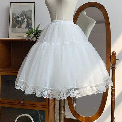 White Petticoat in 35cm, 45cm, or 55cm - With PUJI