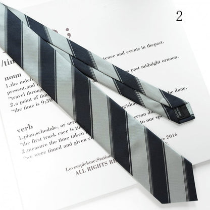 Neck 17 Options Tie Pattern Uniform JK Striped