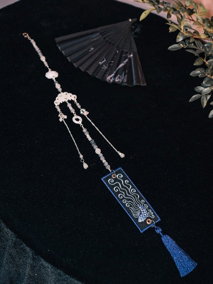 Chinese Beaded White Cloud Chain - Accents Style