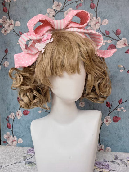 Embroidery with Pink Bowknot / BlackWhite Poodle KC Patch