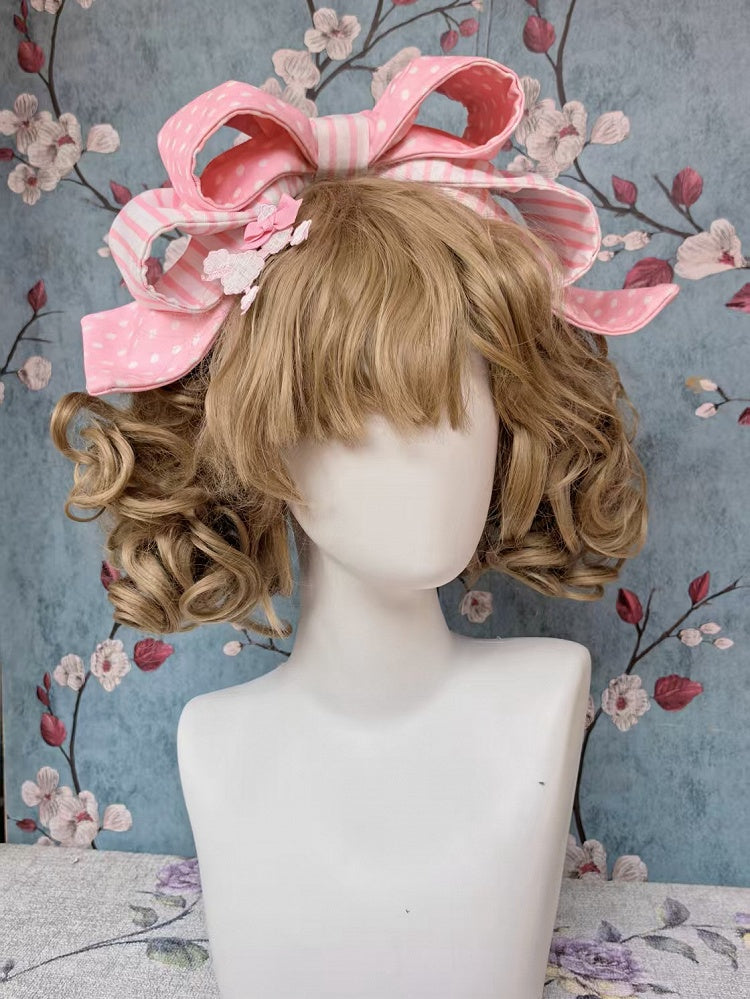 Pink & Black Bowknot KC with Poodle Patch - Infanta
