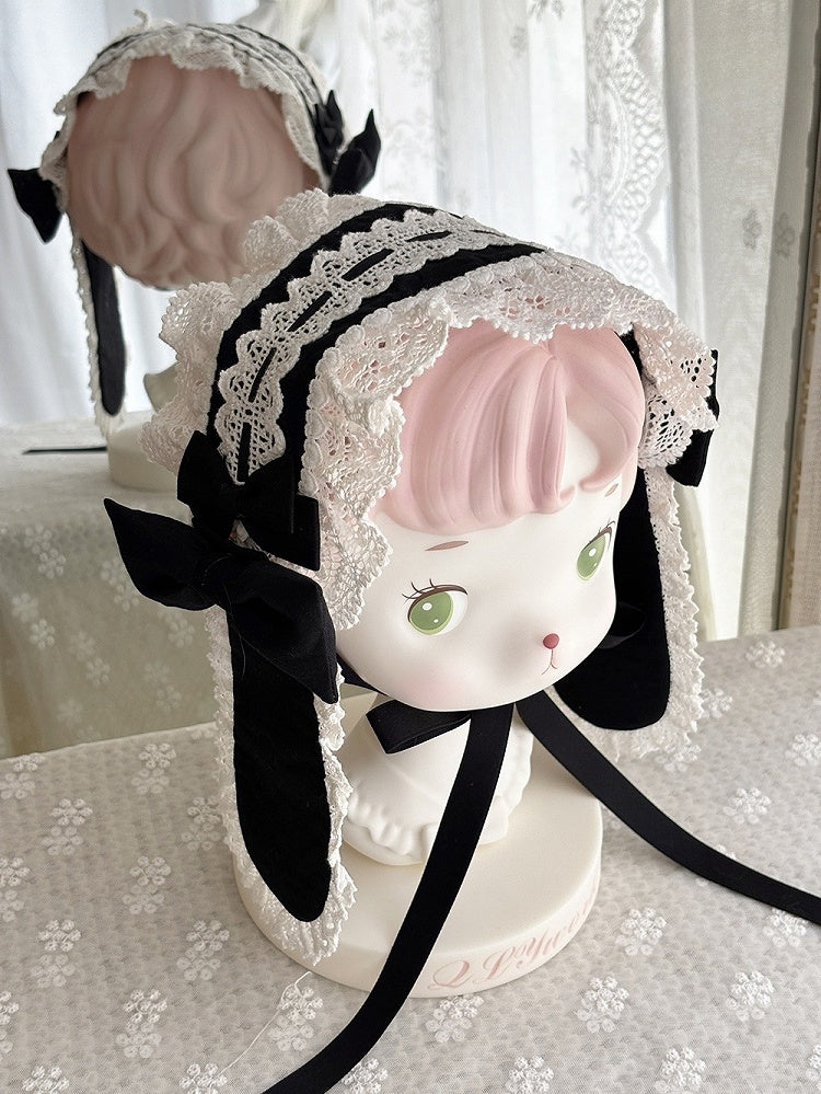 / Ears Blue Pink Black Hairband Bunny Red