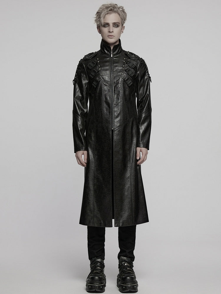 Black Men's Cyberpunk Jacket