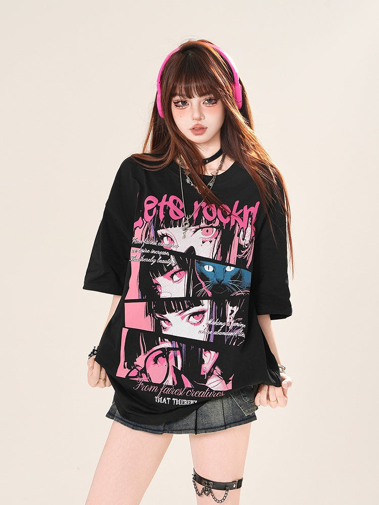 スカート ローウエスト ブルー/ブラック クロス装飾 ミニプリーツ デニム