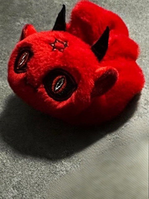 Red Scrunchie Gothic Devil