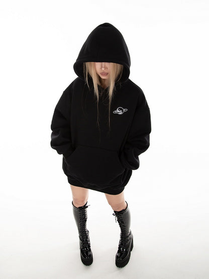 Black Long Sleeves Hoodie