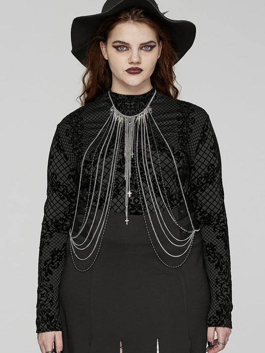 パンクタッセルチェストチェーン