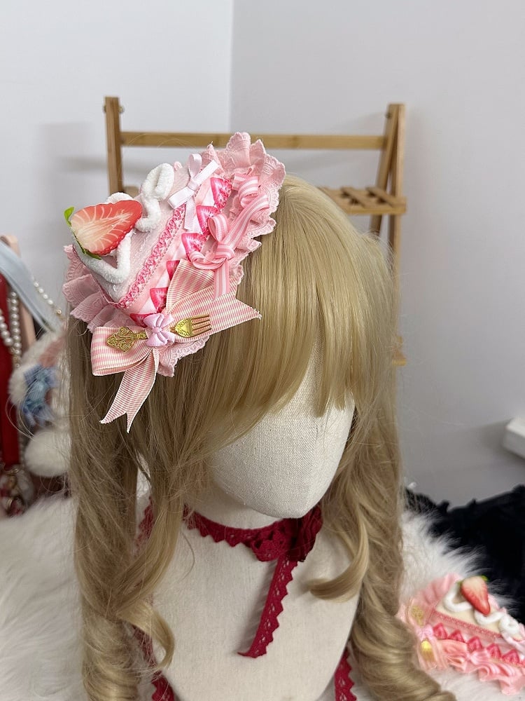 Cake 7 Sweet Shaped Lolita Mini Hat Color Triangular Options