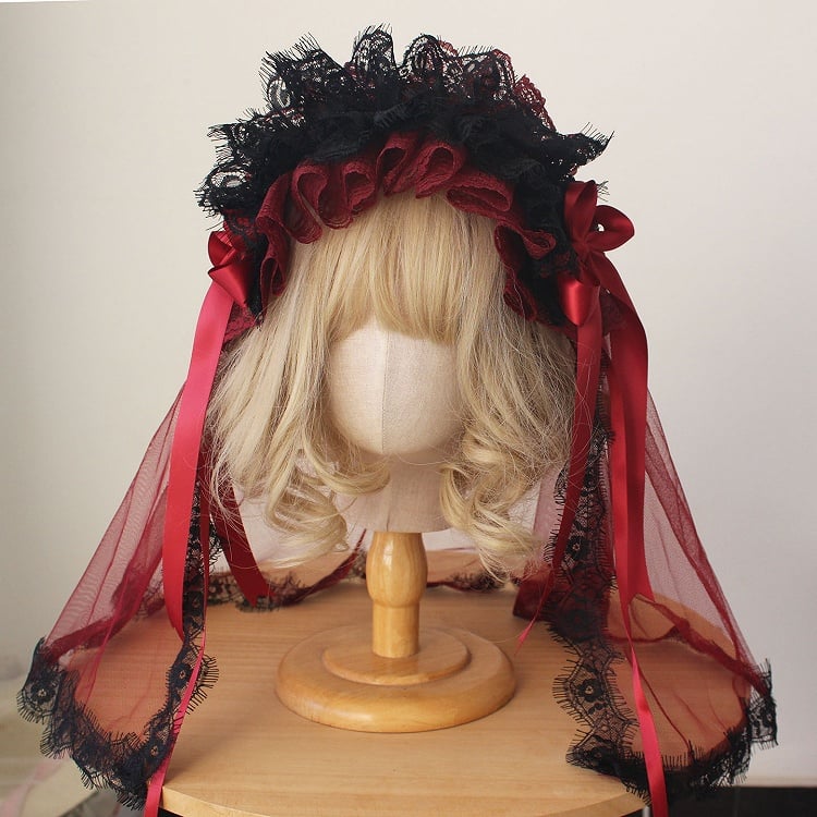 8-Color Head Veil Lace Elegant