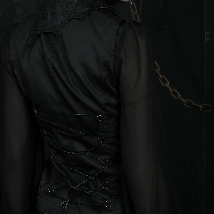 Black Gothic Vest