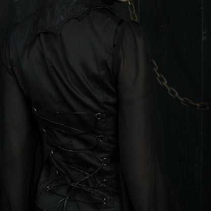 Gothic Vest Black