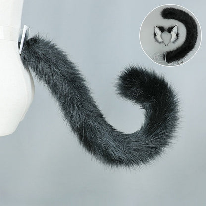 Lolita Cute Tail Colors Faux 8 Fur Kitty