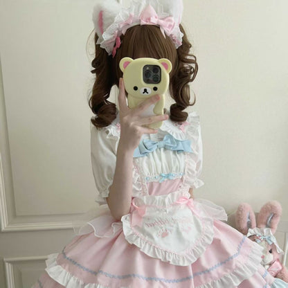 Lolita Cat Ear Story Sweet JSK Suspender Dress