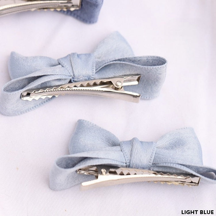 11 Satin Lolita Options Color Bowknot Hairclip