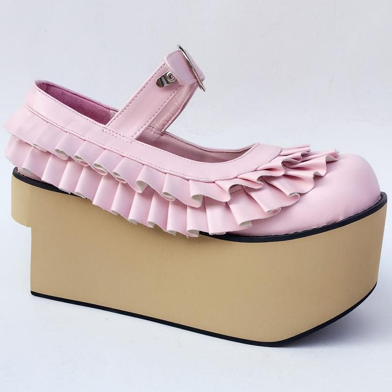 Edges Custom SP168050 Horse Wooden Falbala Shoes Made