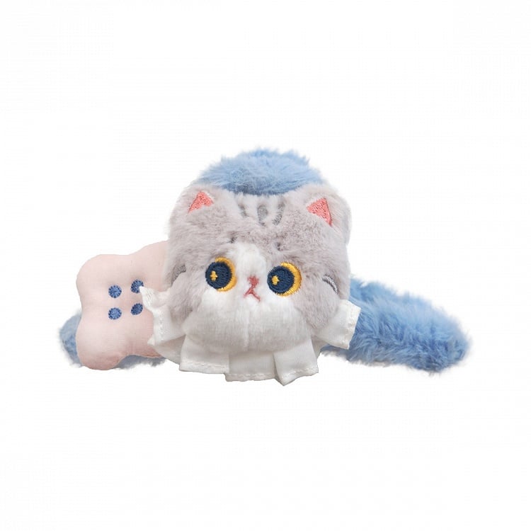 Pink/Blue/Brown Cute Cat Claw Clip