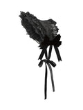 Bonnet Black Lolita Gothic Lace