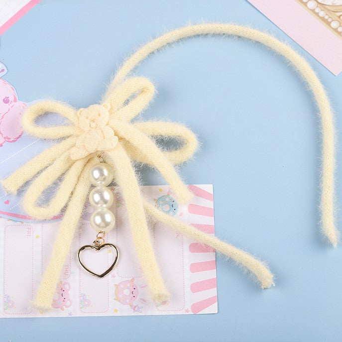 Pearl Lolita Cute Furry with KC Charm Bear Heart