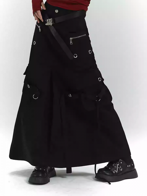 105CM Black PU Waist Belt