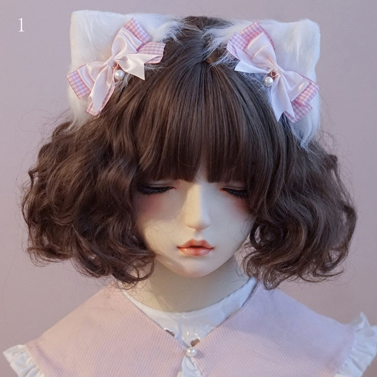 Cat Hairclips Bowknot Ear Options 11 Details