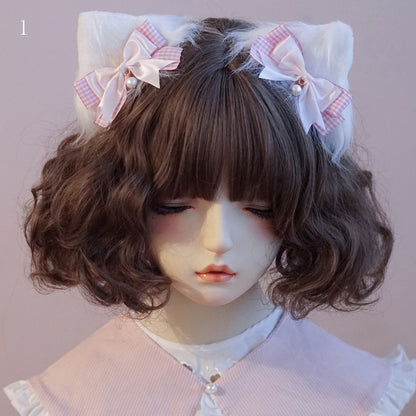 Cat Hairclips Bowknot Ear Options 11 Details