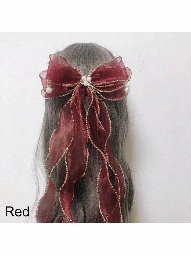 9-Color Lolita Style Hairclip Bow