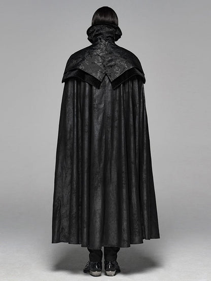 Black Noble Cloak Men's Gothic