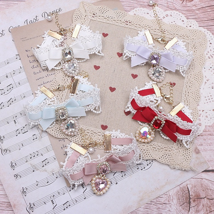 Options Lace Kei Jirai 8 Color Bracelet Bowknot