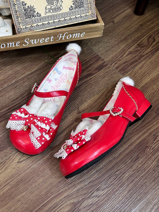 with Bow Shoes Red at Mary Jane Top Sweet Lolita