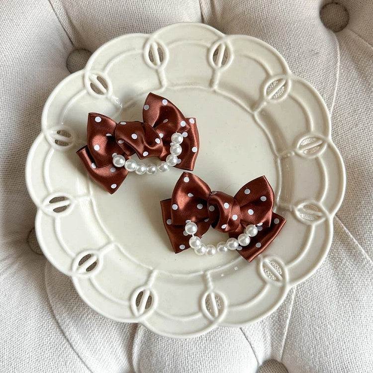 Sweet Lolita Bow Gloves - Decorative Wrist Cuffs in 9 Colors, Kawaii J-Fashion Accessory