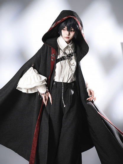 Silbernes Kreuz Charms Rotes Armband