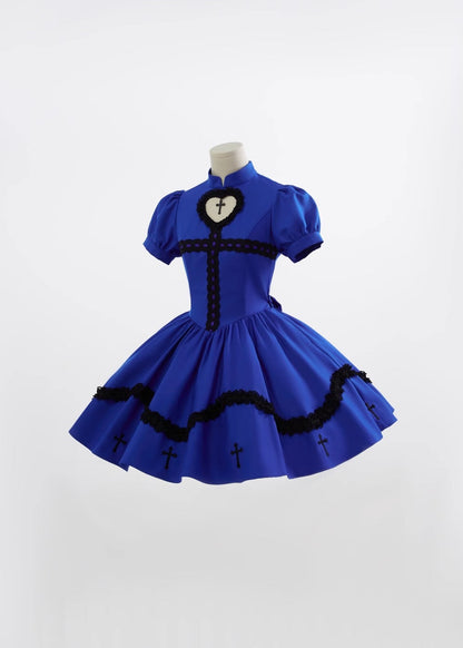 Subkultur Lolita Kleid Y2K Cross